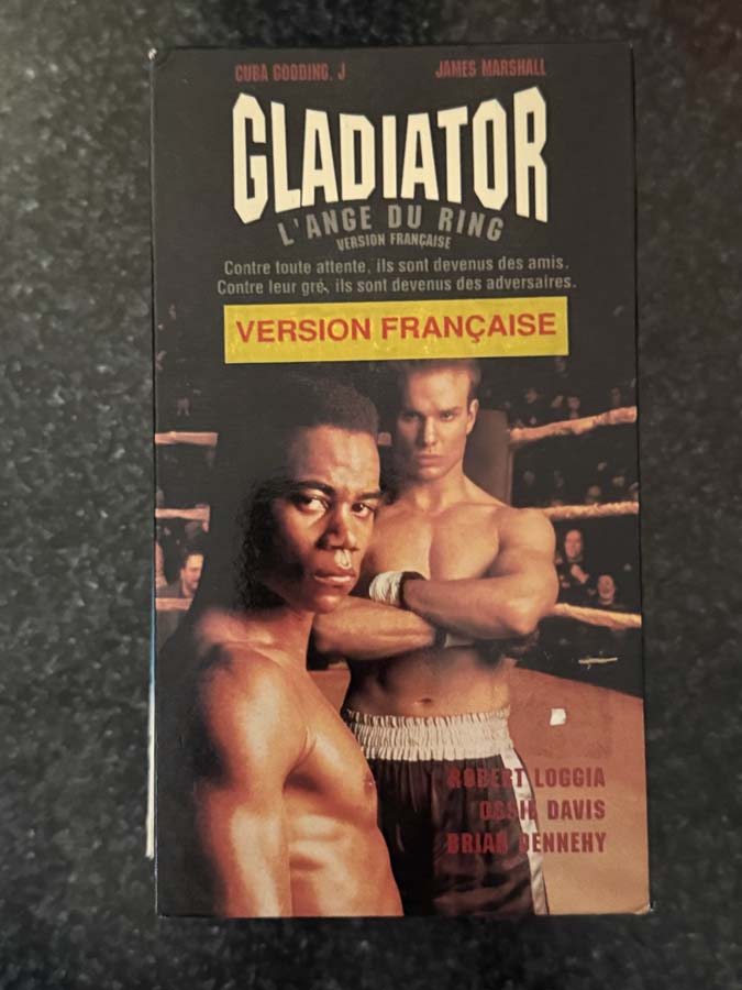 vhs – gladiator l’ange du ring (1992)