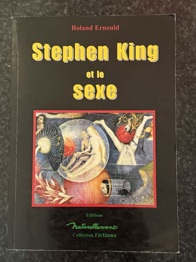 stephen king book – Roland Ernould. Stephen KING et le sexe