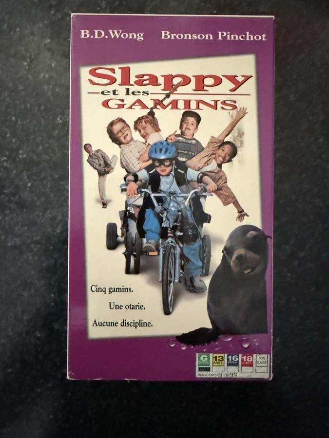 vhs – slappy et les gamins (1998)