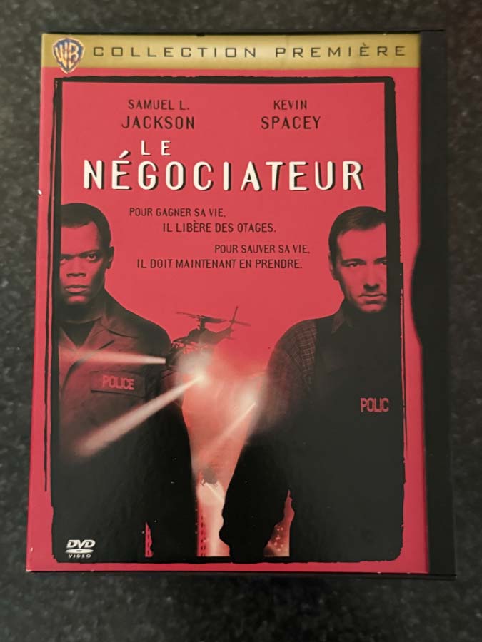 dvd – the negociator (1998) snap case