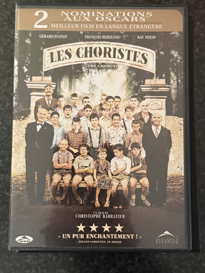 dvd – les choristes (2004)
