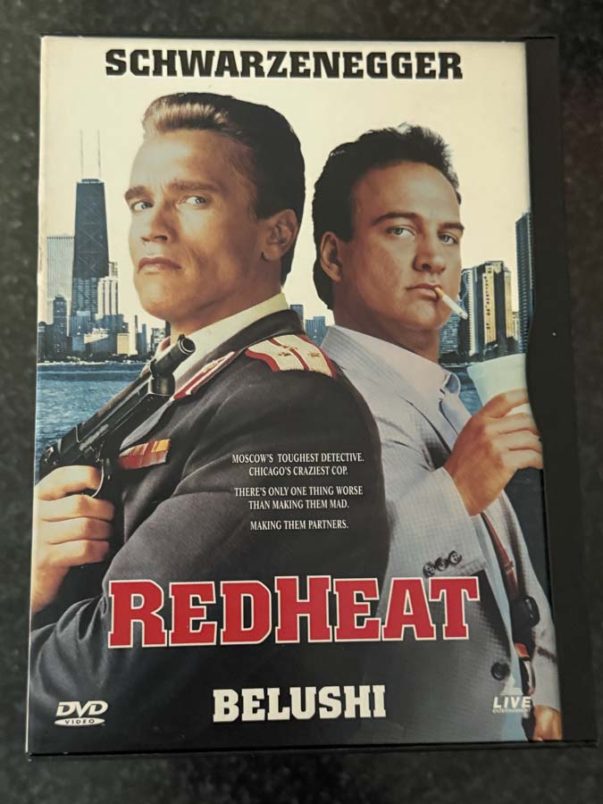dvd – red heat (1988) snap case