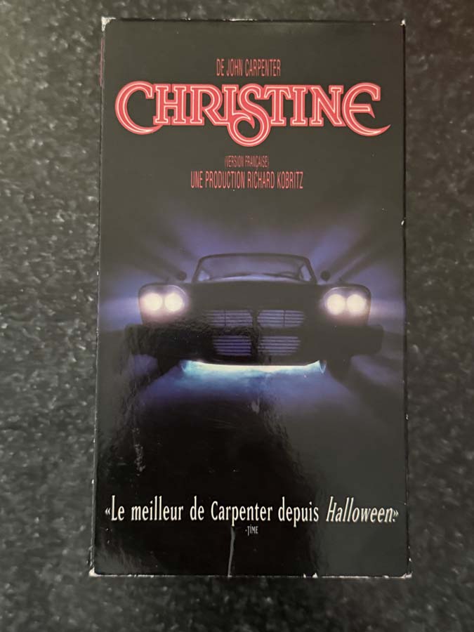 vhs – christine (1983)
