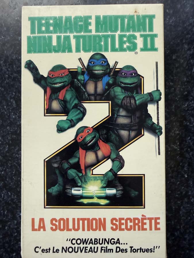 vhs – Teenage Mutant Ninja Turtles 2 (1991)