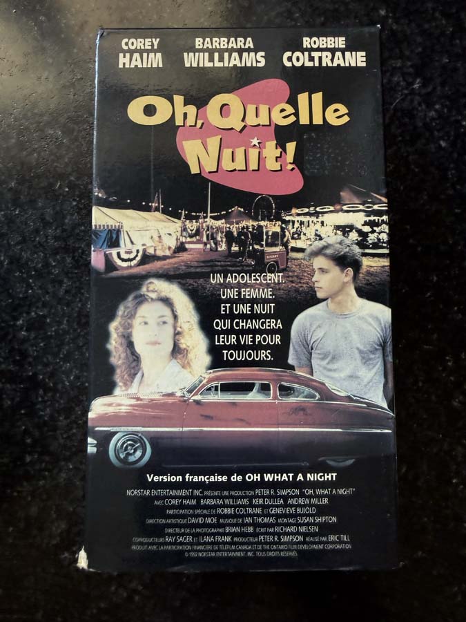 vhs – oh quelle nuit 1992