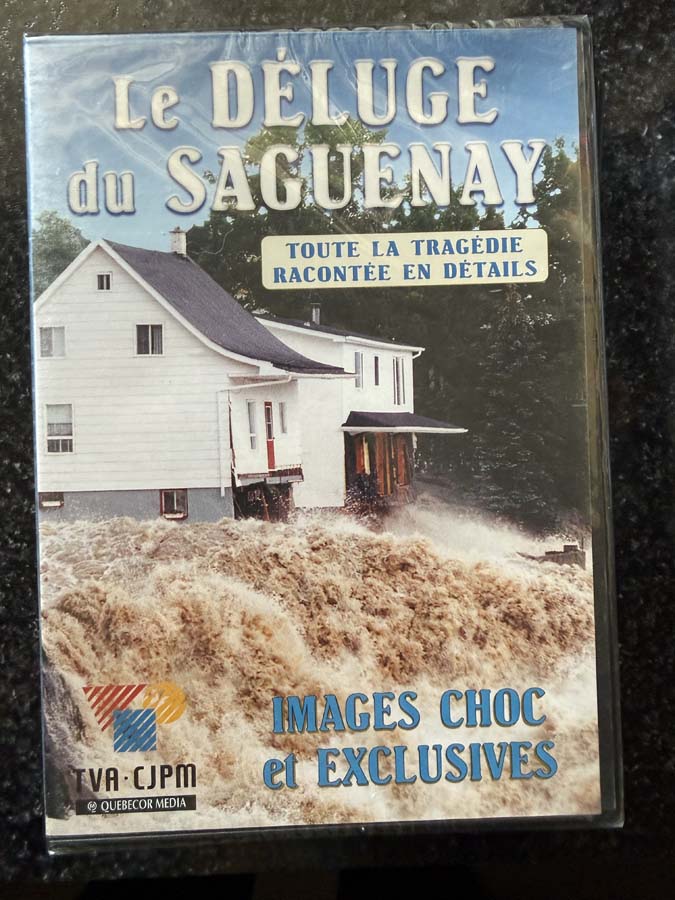 dvd – le deluge du saguenay (tva) new seal