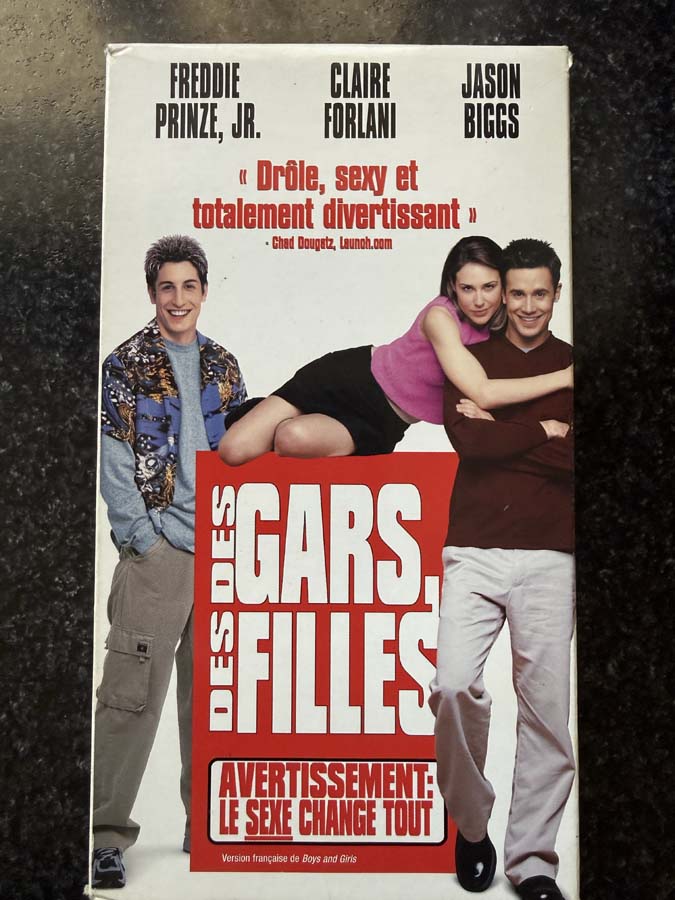 vhs – des gars des filles (2000)