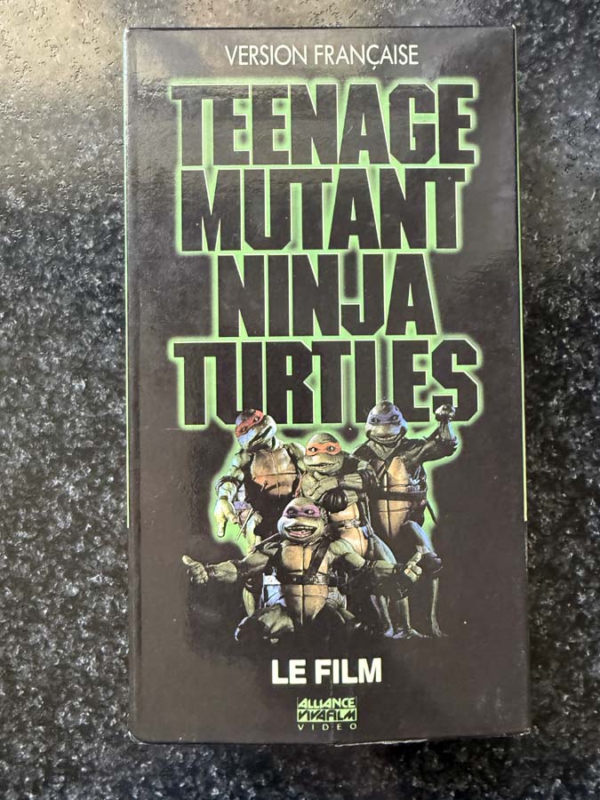 vhs – Teenage Mutant Ninja Turtles : le film (1990)