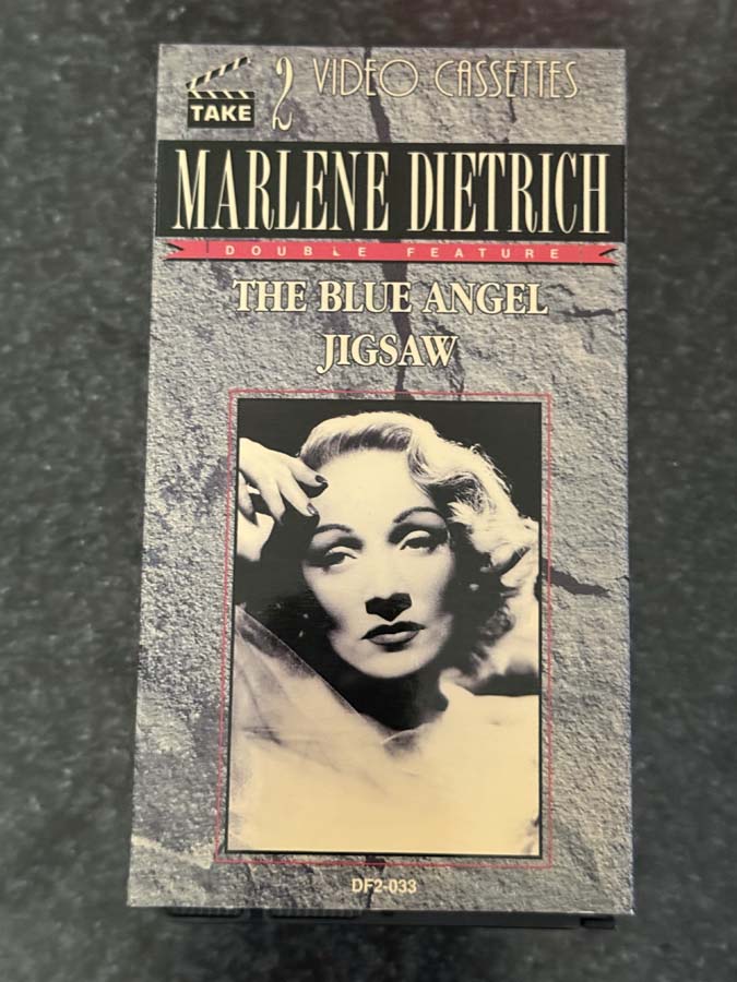 vhs – The Blue Angel/Jigsaw By Marlene Dietrich