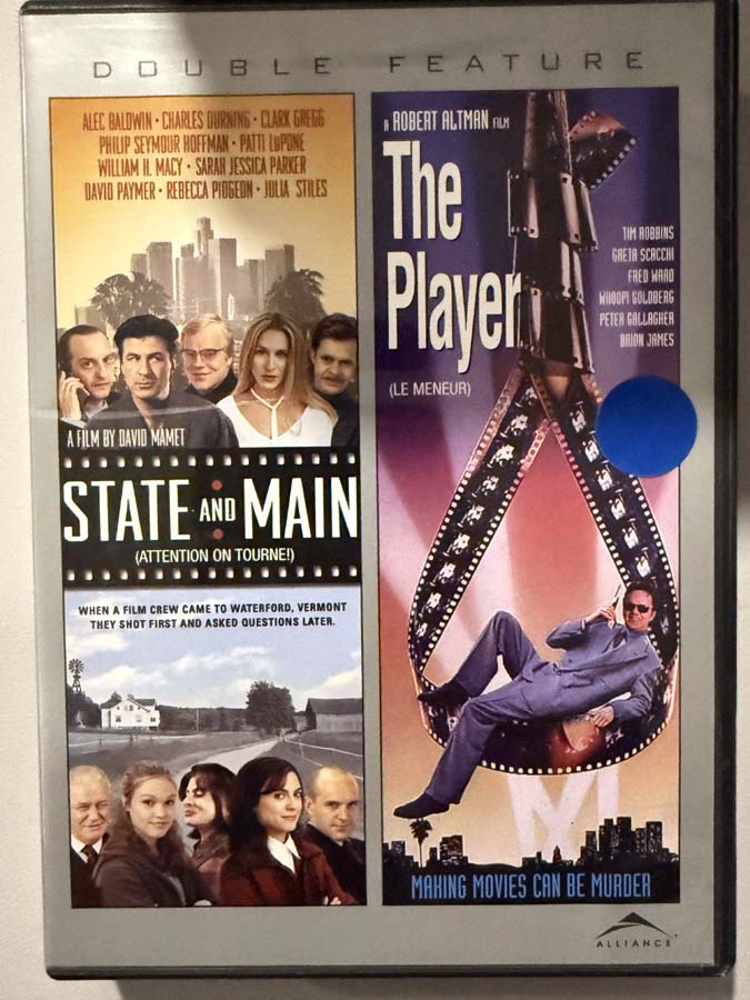 dvd – Double Feature: State and Main, The Player