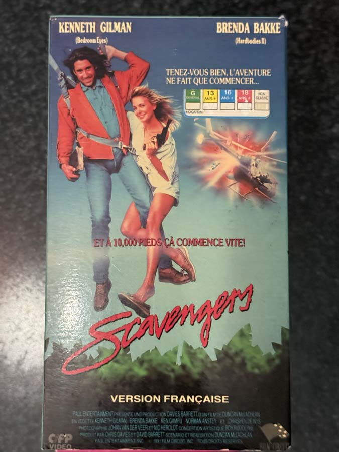 vhs – scavengers (1988)