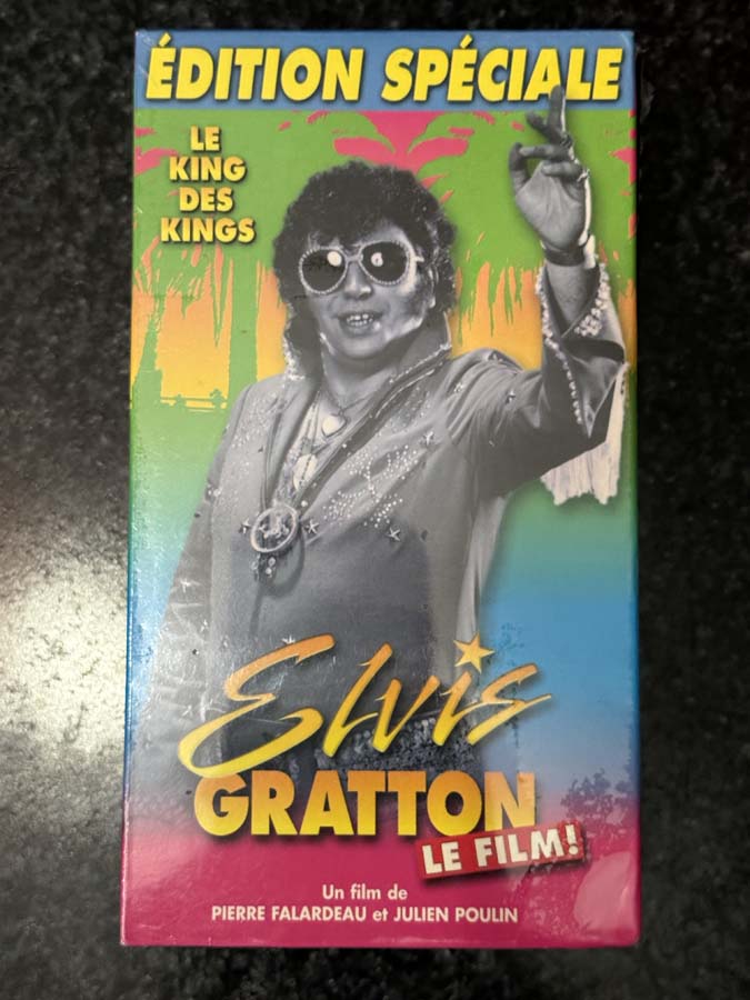 vhs – elvis gratton le king des kings : le film (1985) new seal