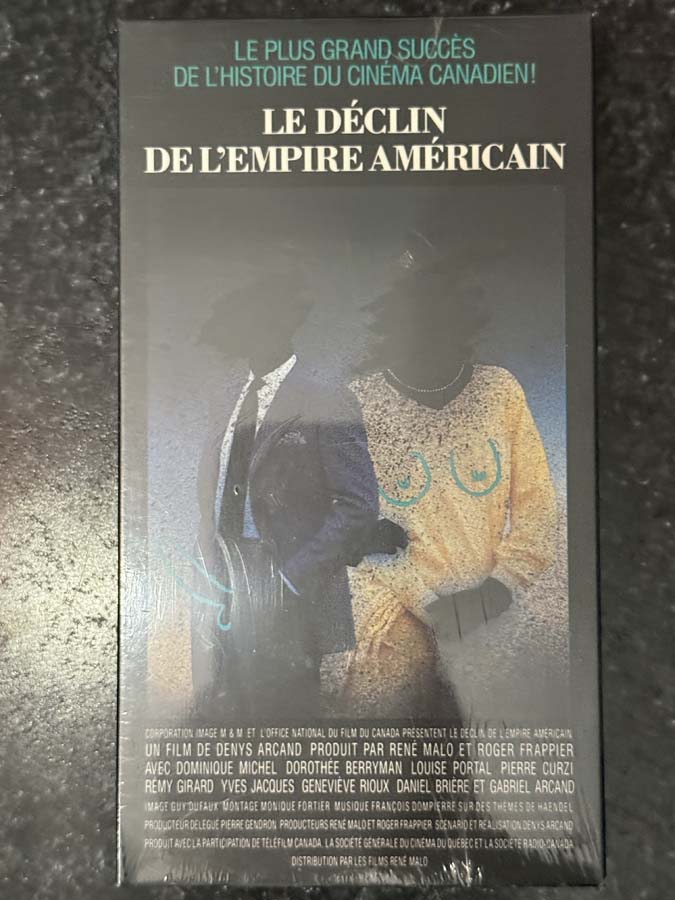 vhs – Le déclin de l’empire américain (1986) new seal